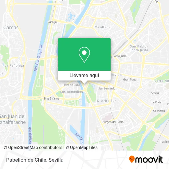 Mapa Pabellón de Chile