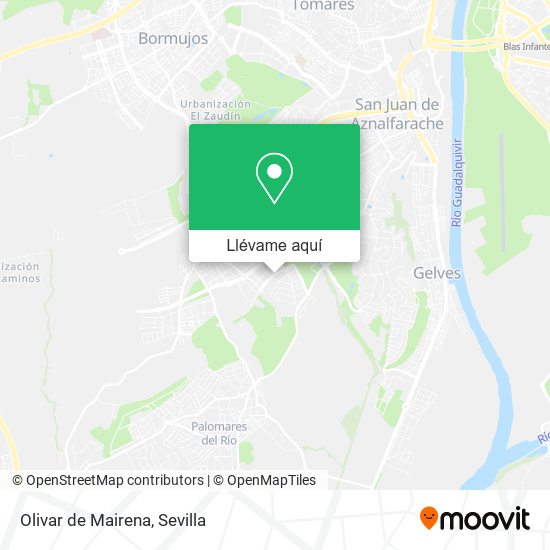 Mapa Olivar de Mairena
