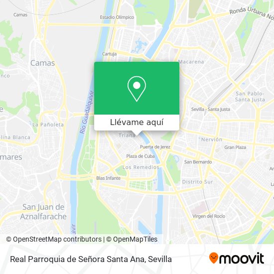 Mapa Real Parroquia de Señora Santa Ana