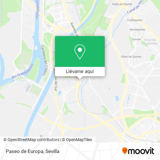 Mapa Paseo de Europa