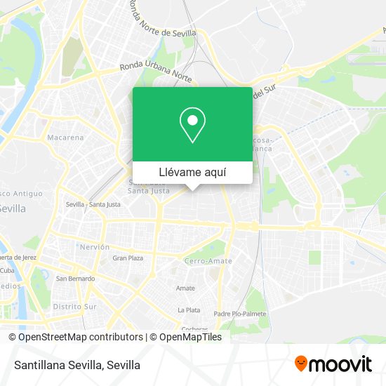 Mapa Santillana Sevilla