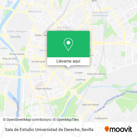 Mapa Sala de Estudio Universidad de Derecho