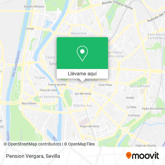 Mapa Pension Vergara