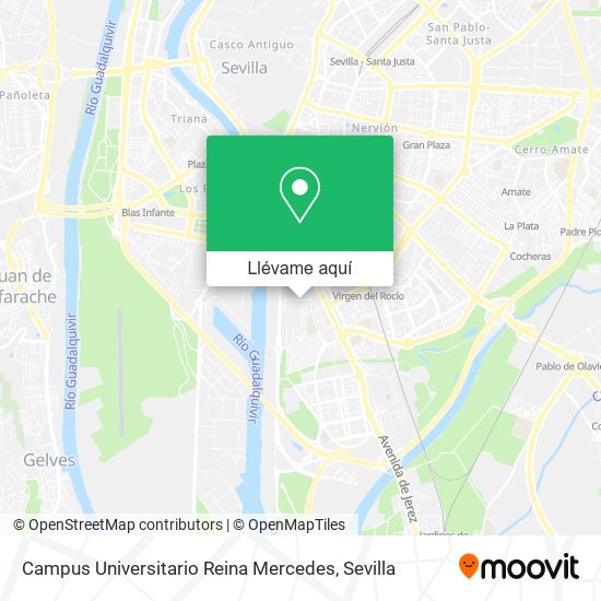 Mapa Campus Universitario Reina Mercedes