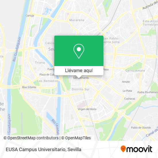 Mapa EUSA Campus Universitario