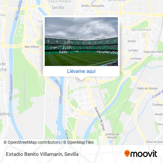 Mapa Estadio Benito Villamarín