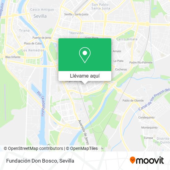 Mapa Fundación Don Bosco