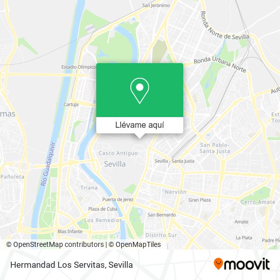 Mapa Hermandad Los Servitas