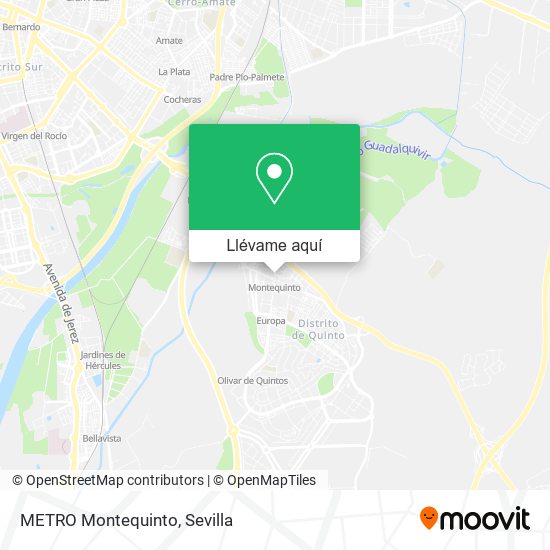 Mapa METRO Montequinto