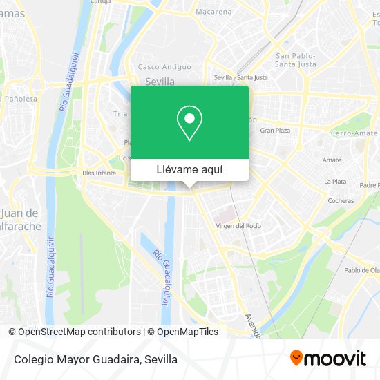 Mapa Colegio Mayor Guadaira