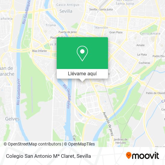 Mapa Colegio San Antonio M* Claret