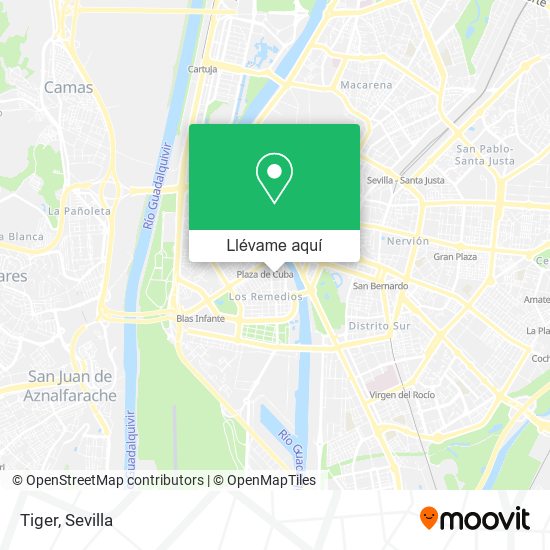 Mapa Tiger