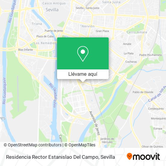 Mapa Residencia Rector Estanislao Del Campo