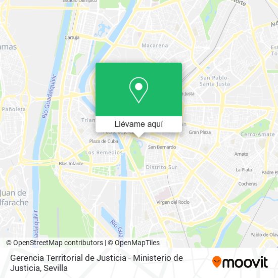 Mapa Gerencia Territorial de Justicia - Ministerio de Justicia