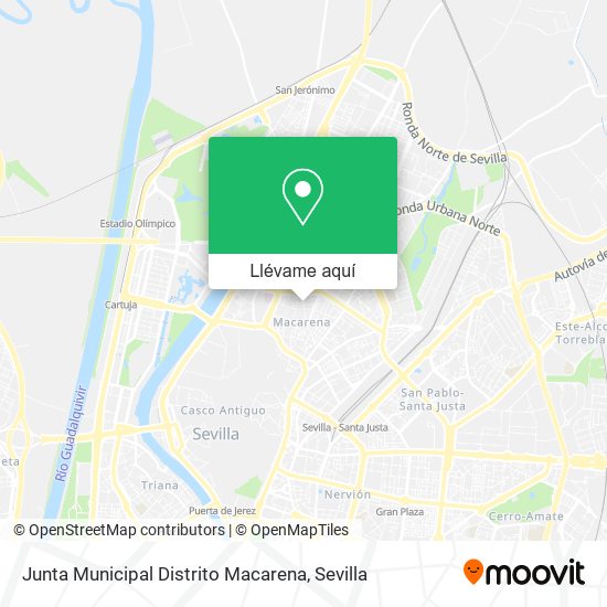Mapa Junta Municipal Distrito Macarena