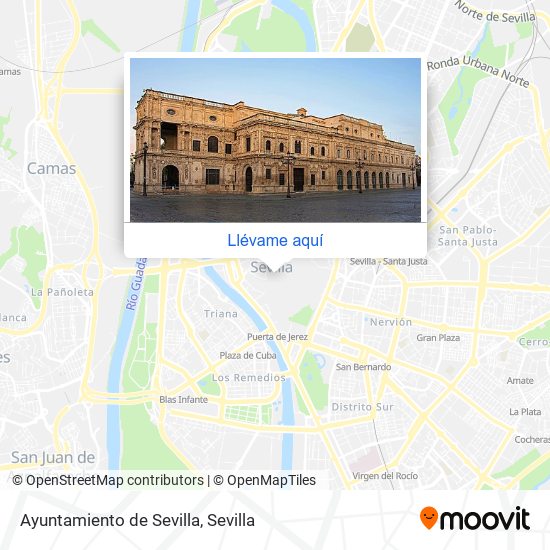 Mapa Ayuntamiento de Sevilla