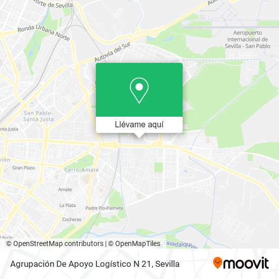 Mapa Agrupación De Apoyo Logístico N 21