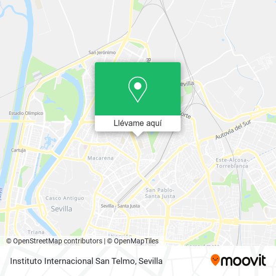 Mapa Instituto Internacional San Telmo