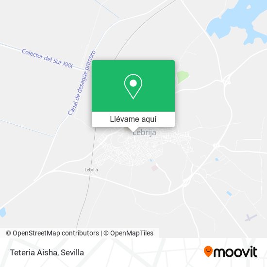 Mapa Teteria Aisha