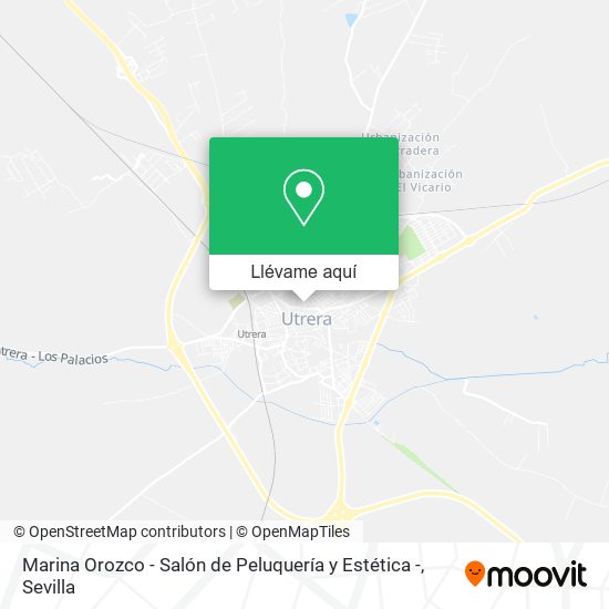 Mapa Marina Orozco - Salón de Peluquería y Estética -