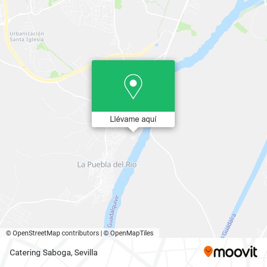 Mapa Catering Saboga