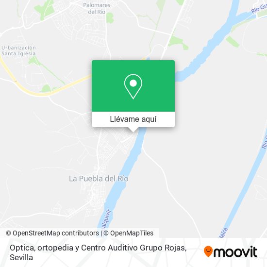 Mapa Optica, ortopedia y Centro Auditivo Grupo Rojas