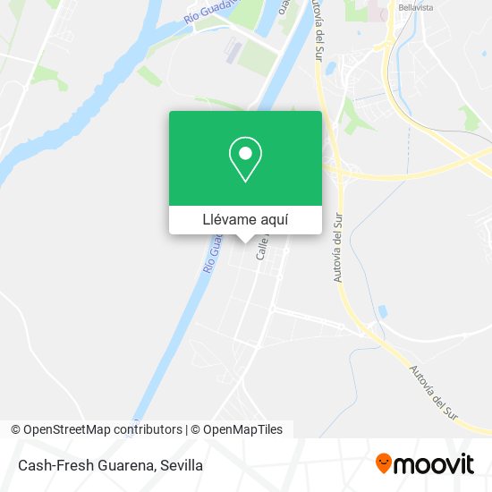 Mapa Cash-Fresh Guarena