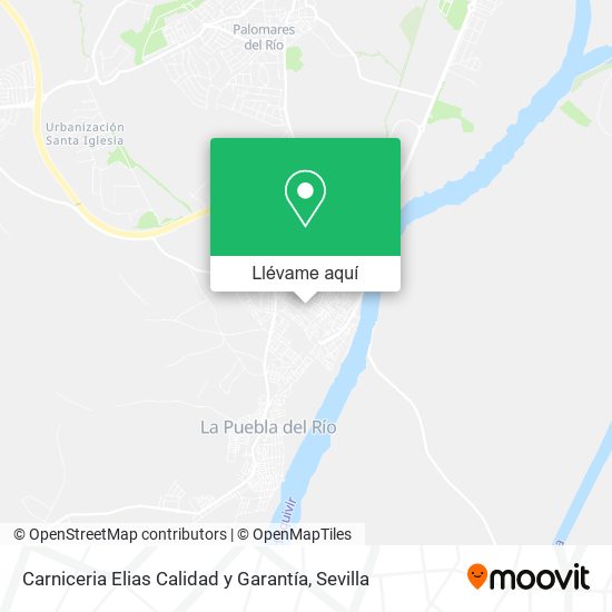 Mapa Carniceria Elias Calidad y Garantía
