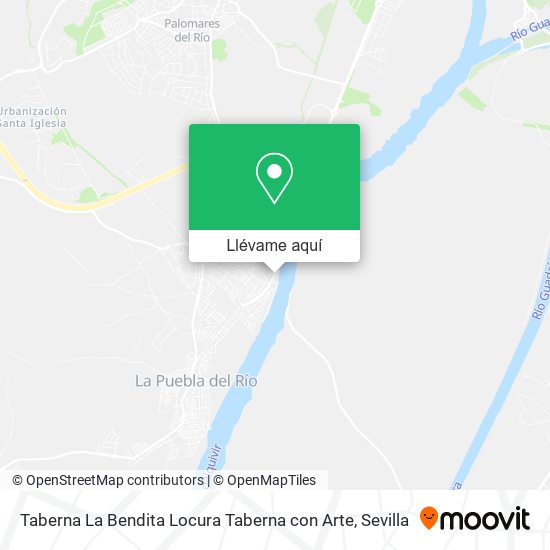 Mapa Taberna La Bendita Locura Taberna con Arte