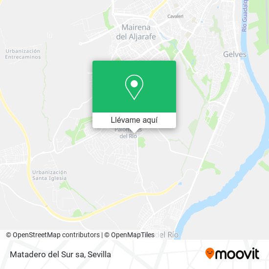 Mapa Matadero del Sur sa