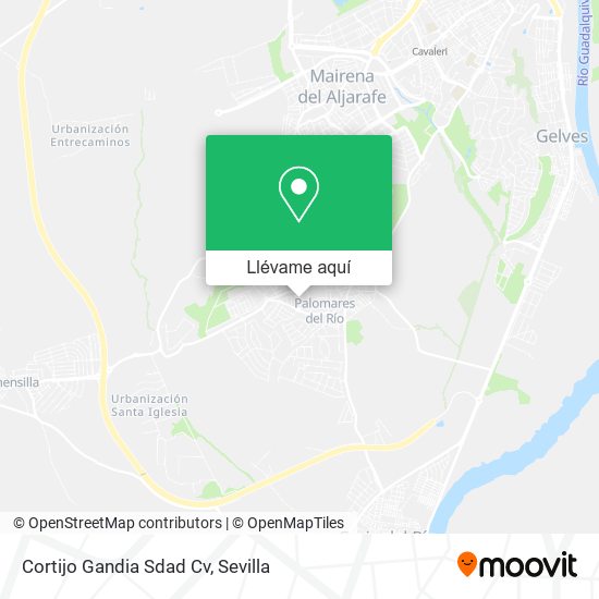 Mapa Cortijo Gandia Sdad Cv