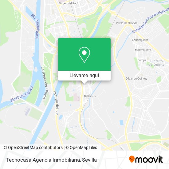 Mapa Tecnocasa Agencia Inmobiliaria