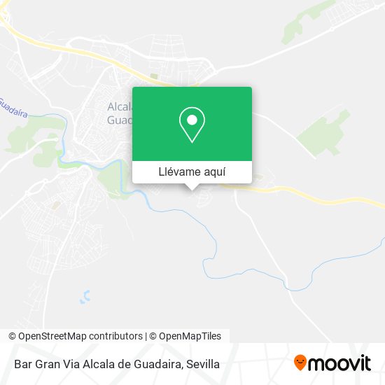 Mapa Bar Gran Via Alcala de Guadaira