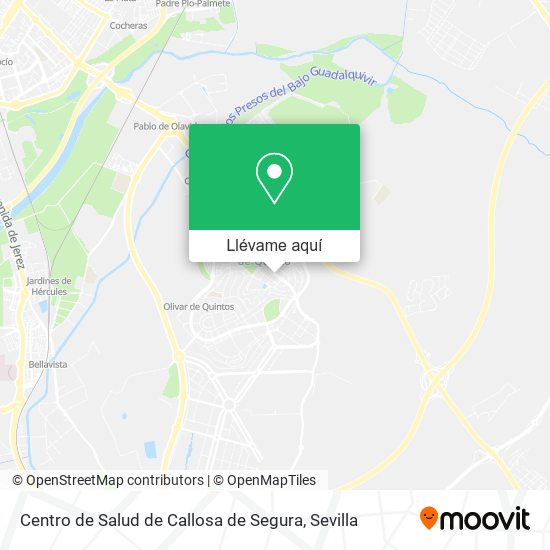 Mapa Centro de Salud de Callosa de Segura