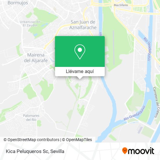 Mapa Kica Peluqueros Sc