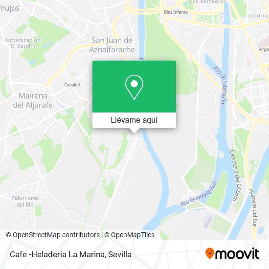 Mapa Cafe -Heladeria La Marina