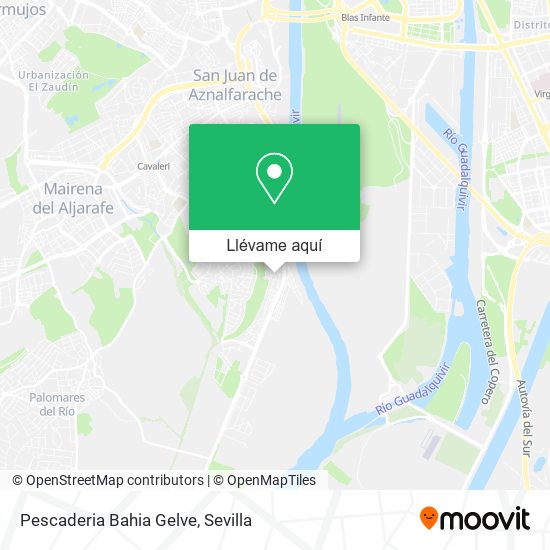 Mapa Pescaderia Bahia Gelve