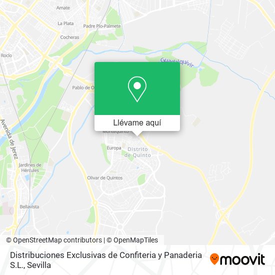 Mapa Distribuciones Exclusivas de Confiteria y Panaderia S.L.