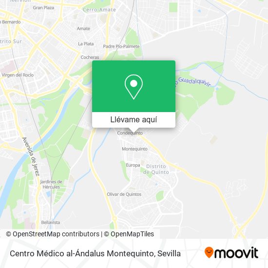 Mapa Centro Médico al-Ándalus Montequinto