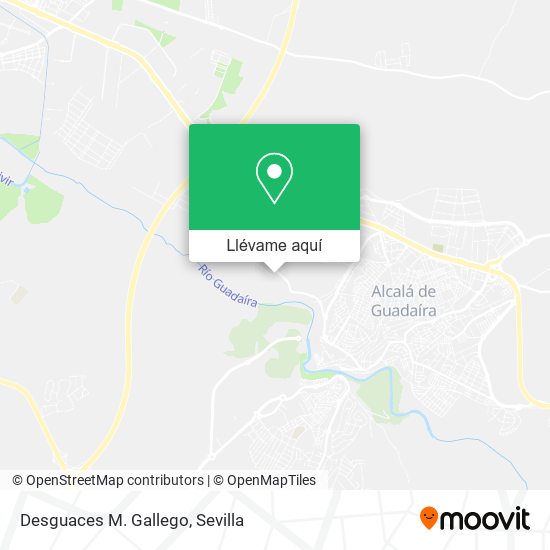Mapa Desguaces M. Gallego