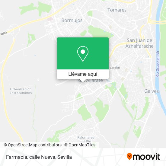 Mapa Farmacia, calle Nueva