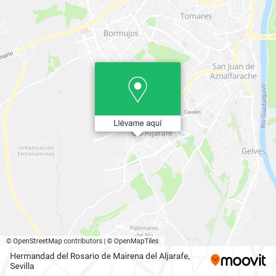 Mapa Hermandad del Rosario de Mairena del Aljarafe