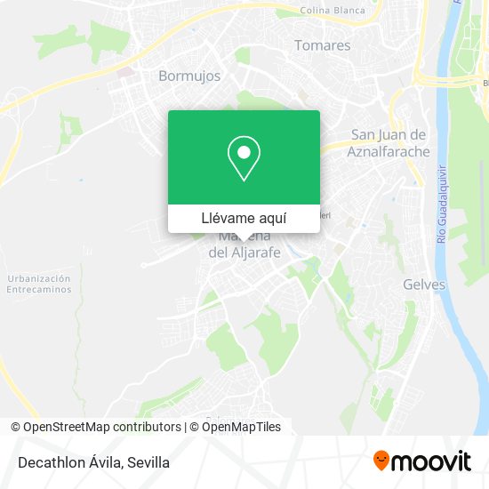 Mapa Decathlon Ávila