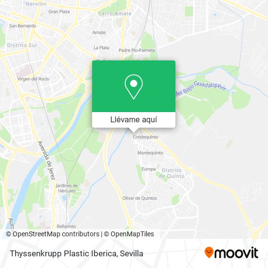 Mapa Thyssenkrupp Plastic Iberica