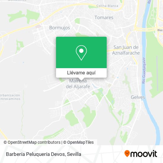Mapa Barbería Peluquería Devos