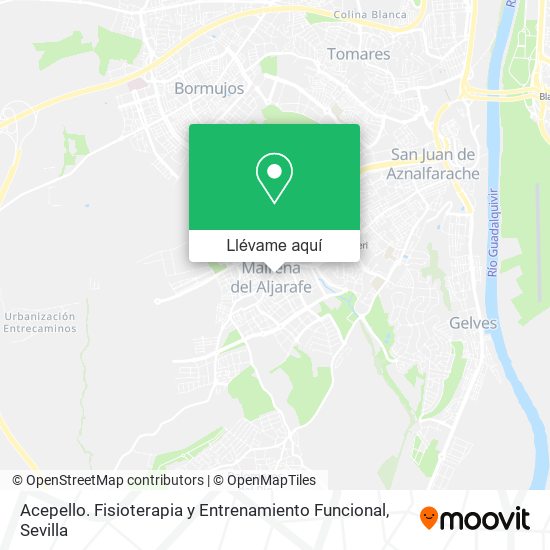 Mapa Acepello. Fisioterapia y Entrenamiento Funcional