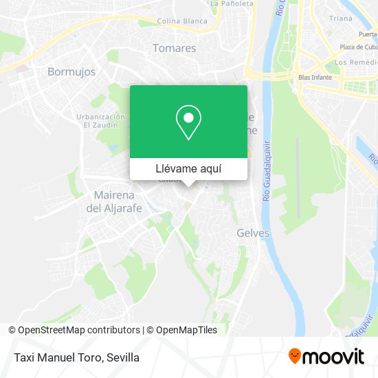 Mapa Taxi Manuel Toro