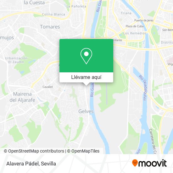 Mapa Alavera Pádel