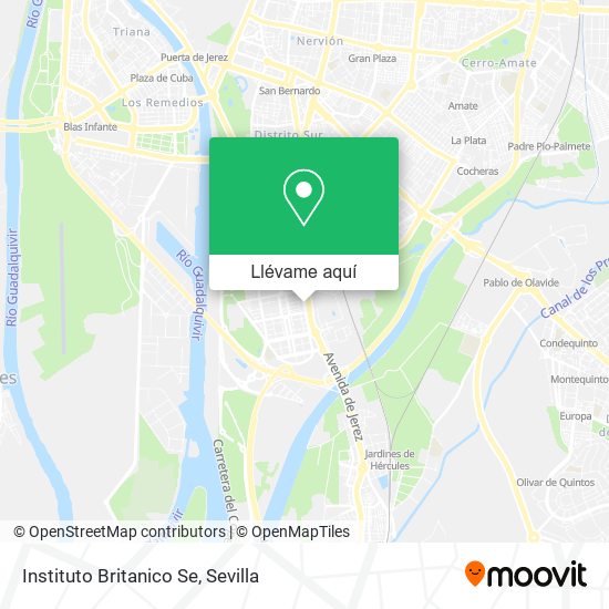 Mapa Instituto Britanico Se