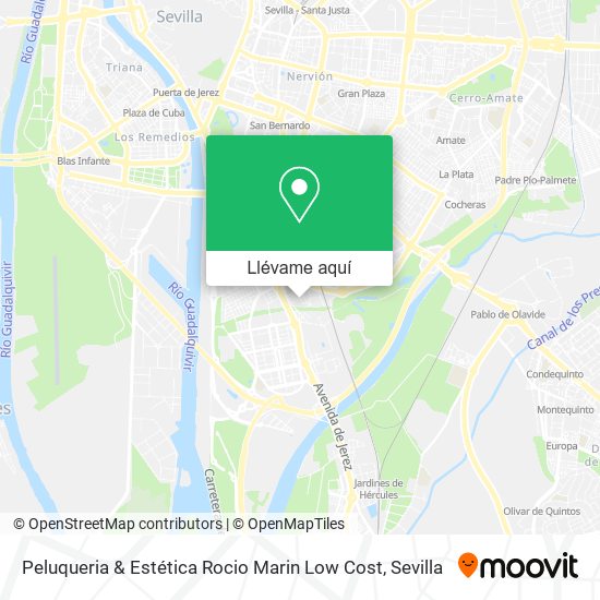 Mapa Peluqueria & Estética Rocio Marin Low Cost